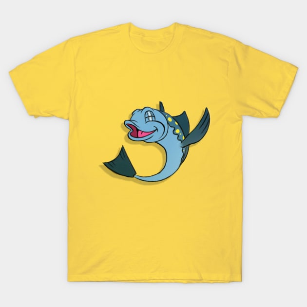 Cartoon fish T-Shirt by DarkDreams